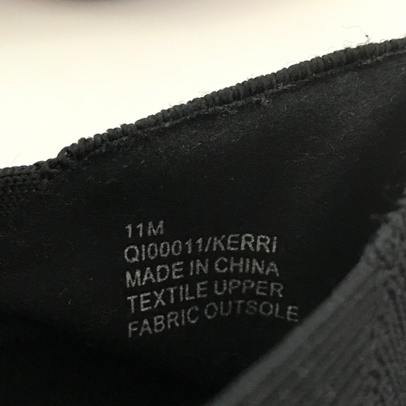 MIA Kerrie Point Toe Knit Flats Black Women’s Size 11 - Picture 14 of 16